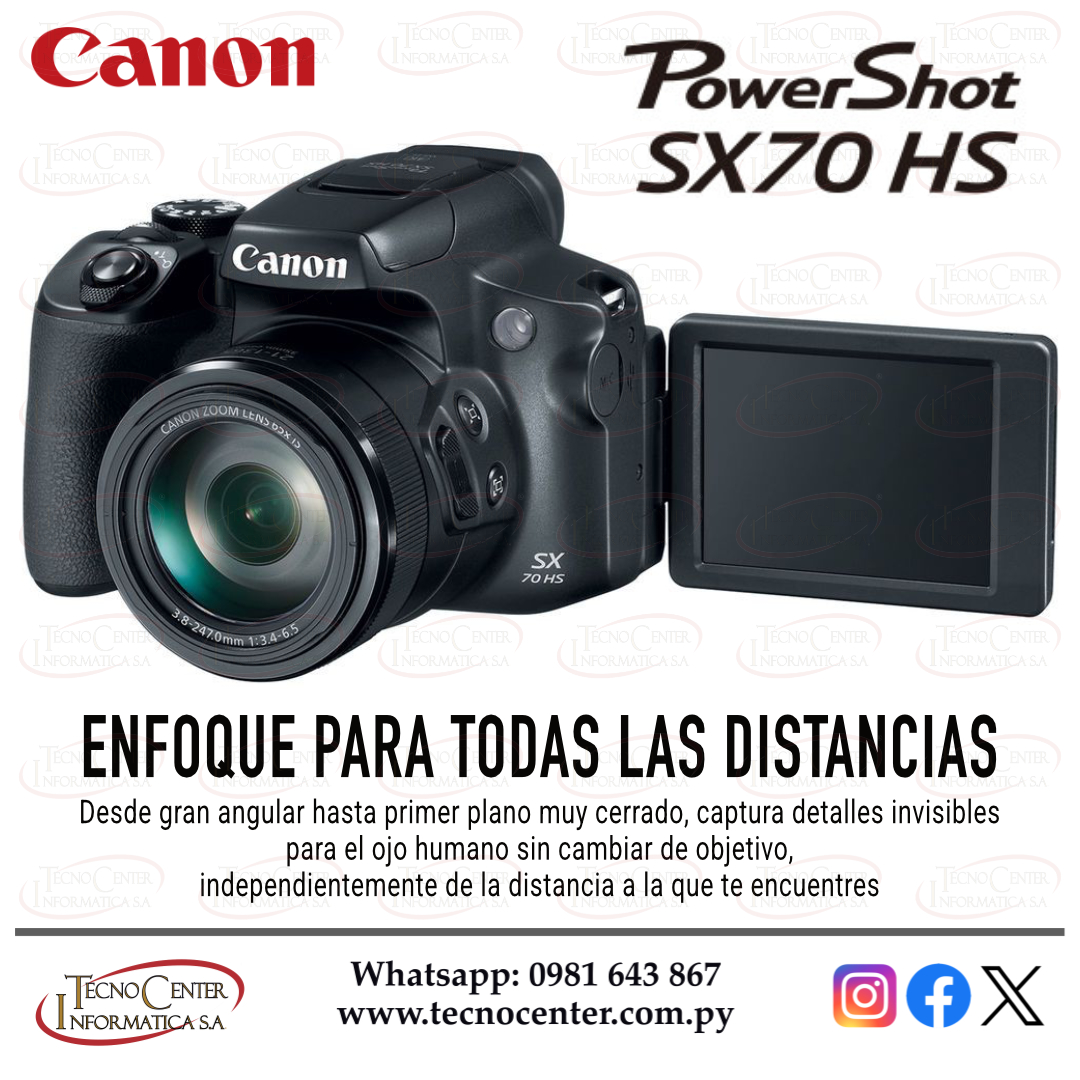 Cámara Canon PowerShot SX70 HS
